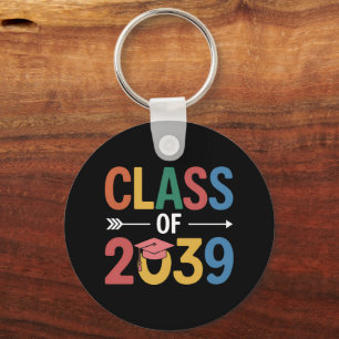 Groovy Klas Van 2039 Afstuderen Senior 2039 Sleutelhanger