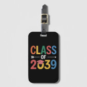 Groovy Klasse van 2039 Afstuderen Senior 2039 Bagagelabel (Voorkant (verticaal))
