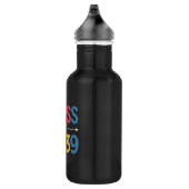 Groovy Klasse van 2039 Afstuderen Senior 2039 Waterfles (Rechts)