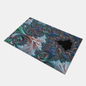 Groovy Kleurrijke Boho Hippie Mandelbrot Fractal A Deurmat (Schuin)