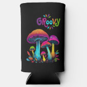 Groovy kleurrijke psychedelische paddenstoelen (Voorkant)