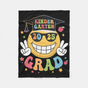 Groovy kleuterschool afgestudeerd gelukkige afstud fleece deken