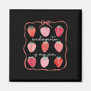 Groovy Kleuterschool Is Mijn Favoriet Strawberry K Magneet
