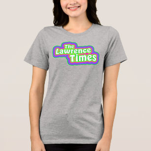 Groovy Lawrence Times femme grey Tri-Blend Shirt