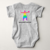 Groovy Lawrence Times Romper (Achterkant)