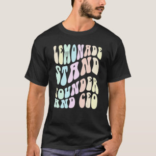 GROovy LEMONADE STAND FOUNDER EN CEO Boss in Trai T-shirt