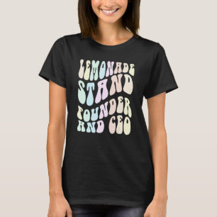 GROovy LEMONADE STAND FOUNDER EN CEO Boss in Trai T-shirt