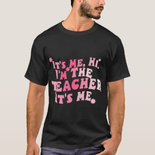 Groovy leraar Funny, ik ben de leraar T-shirt