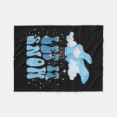 Groovy Let It Snow Pct Patient Care Tech Nurse Chr Fleece Deken (Voorkant (Horizontaal))