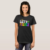 Groovy Let s Fiesta Cinco De Mayo Mexican Fiesta 5 T-shirt (Voorkant volledig)