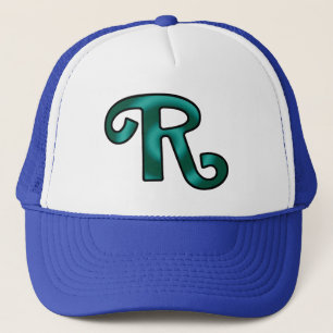 Groovy Letter "R"-Initiaal Trucker Pet