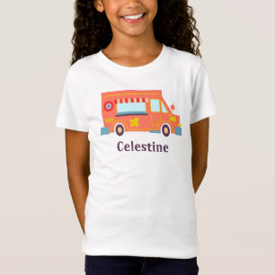 Groovy leuke oranje rode bloemen t-shirt