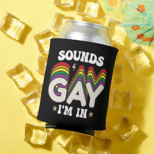 Groovy LGBT Pride Geluiden Gay Ik Ben In Blikjeskoeler