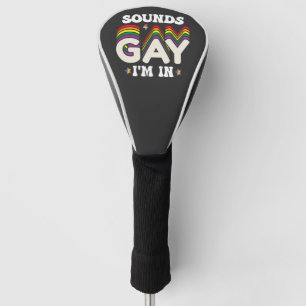 Groovy LGBT Pride Geluiden Gay Ik Ben In Golfheadcover