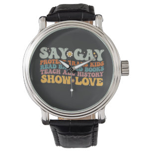 Groovy LGBT zegt dat homoseksuele bescherming bied Horloge