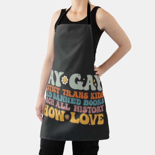 Groovy LGBT zegt dat homoseksuele bescherming bied Schort (Insitu)