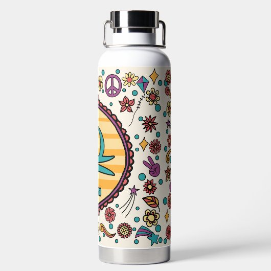 Groovy Libra Custom Waterfles (Achterkant)