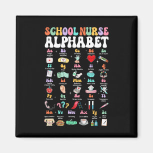 Groovy Lieve Abc Schoolverpleegster Alfabet Terug Magneet