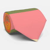 Groovy Liquified Marble Retro 60s  Partij Stropdas (Opgerold)