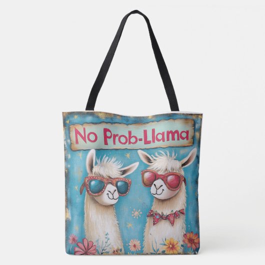 Groovy Llama Squad Draagtas (Achterkant)