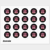 Groovy Long Squad longtherapeut Valentijn Ronde Sticker (Vel)