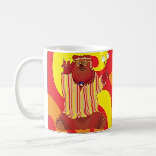 Groovy Love Beer Coffee Mok (Links)