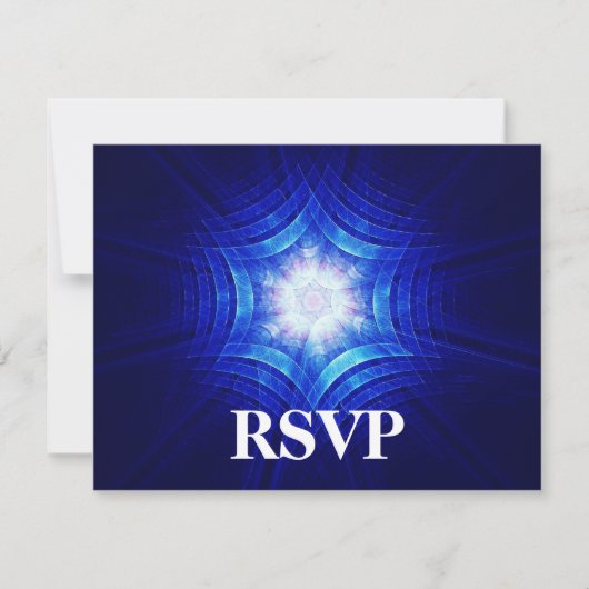 Groovy Magen Bar/Bat Mitzvah RSVP (Voorkant)