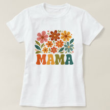 Groovy Mama Floral T-Shirt - Happy Mother's Day Te