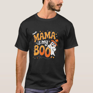 Groovy Mama Is Mijn Boo Halloween Peuter Jongens M T-shirt