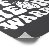 Groovy Mama Of A Heart Warrior Chd Awareness Heart Poster (Hoek)