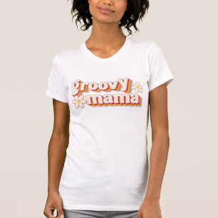 Groovy Mama T-shirt   Retro Daisy verjaardagsfeest