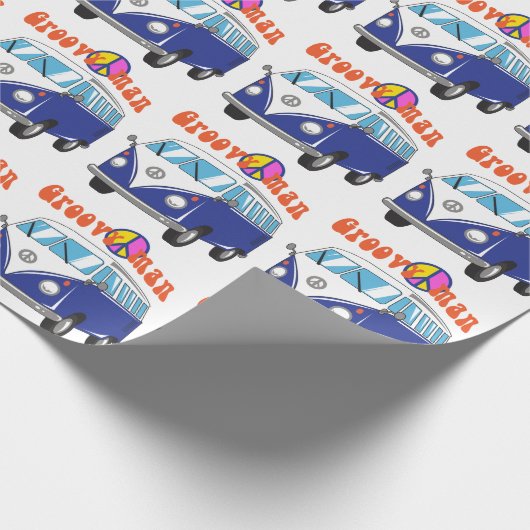 Groovy Man Cadeaupapier (Hoek)