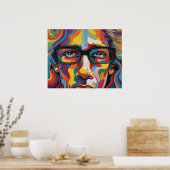 Groovy Man Levendig Poster (Keuken)