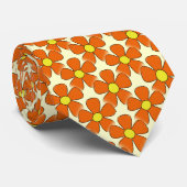 Groovy Man Oranje Stropdas (Opgerold)