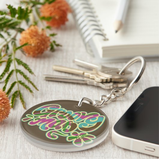 Groovy Man Sleutelhanger (Voorkant Rechts)