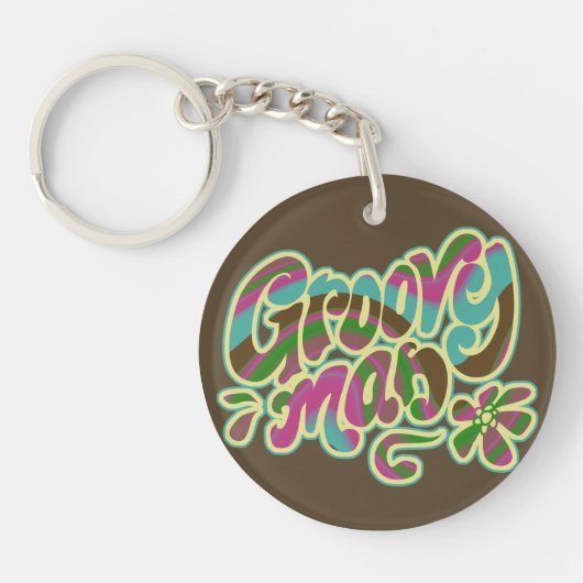 Groovy Man Sleutelhanger (Voorkant)