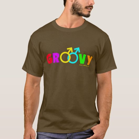 Groovy Mannen T-shirt (Voorkant)