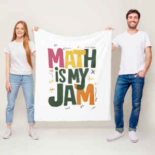 Groovy Math is Mijn Jam Eerste Dag Terug Naar Scho Fleece Deken