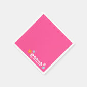 Groovy Meisje Power Baby shower Servetten (Hoek)