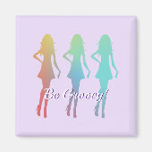 Groovy meisjes magneet (Voorkant)