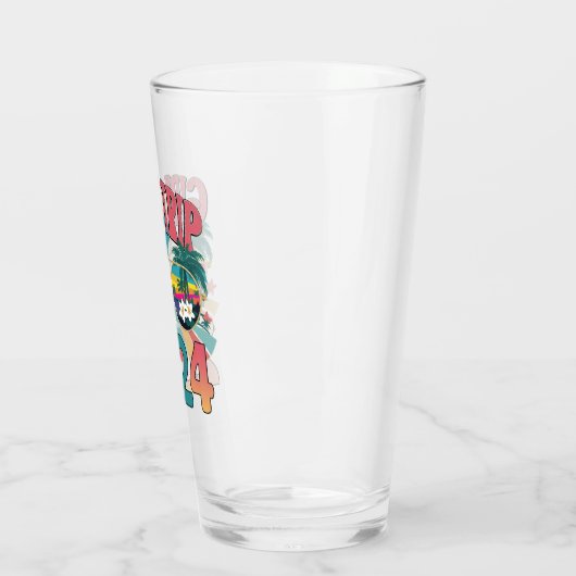 Groovy Meisjes Trip 2024 Weekend Zomer Strand Glas (Links)