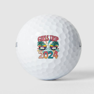Groovy Meisjesreis 2024 Weekend Zomer Strand Golfballen