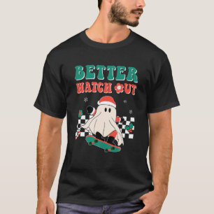 Groovy Merry Kerstmis Hippie Beter kijken naar San T-shirt