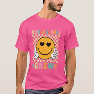 Groovy Middle School Crew Terug naar school T-shirt