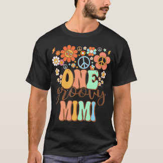 Groovy Mimi Oma Verjaardag Matching Familiefeest T-shirt