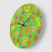 Groovy Mod Pop 70's ventilatorvermogensklok Grote Klok (Hoek)