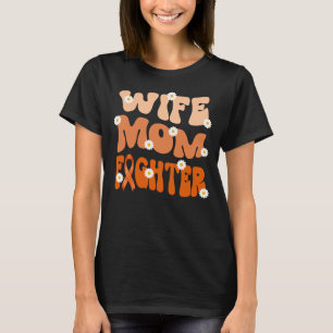 groovy moeder vrouw vechter multiple sclerose MS a T-shirt
