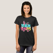 Groovy Mom Bunny Happy Easter Mother's Day 2023 T-shirt (Voorkant volledig)