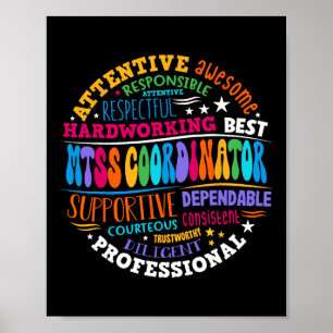 Groovy MTSS-coördinator School Counselor School Ps Poster