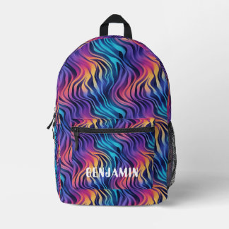 Groovy Multicolor Boho stijl Bedrukte Rugzak